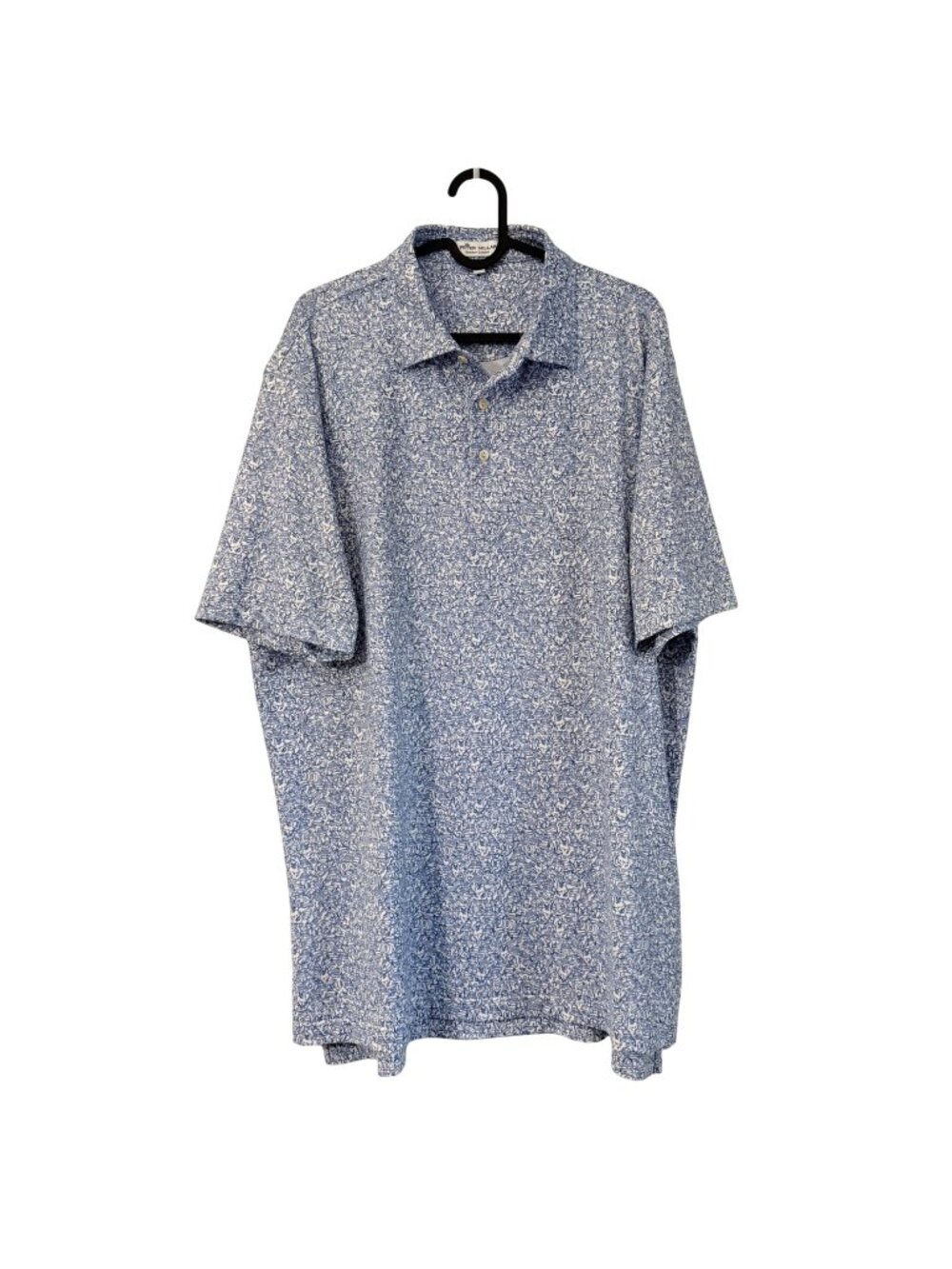 Peter Millar Summer Comfort Golf Polo Blue Tillis Caddyshack Gopher Shirt Large